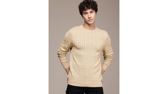 French Connection Cable Knit Pullover