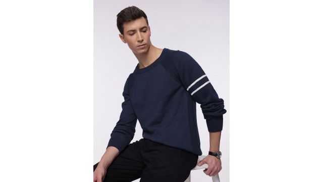 French Connection Striped Pullover Sweater