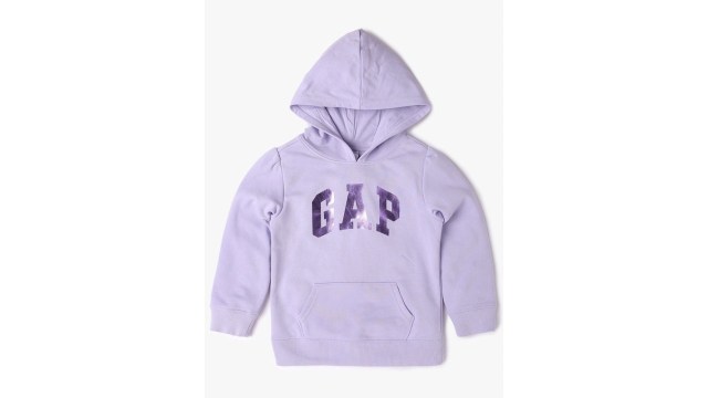 GAPKids Girls Printed Pure Cotton Hooded Sweatshirt