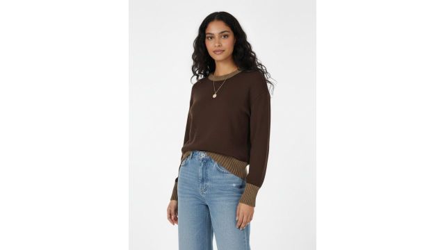 Glitchez Round Neck Oversized Pullover