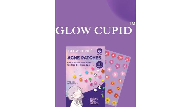 Glow Cupid Flower Shape Acne Pimple Patch with Tea Tree & Calendula – 33 patches