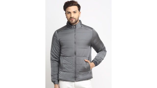 HOUSE OF VEDAS Lightweight Outdoor High Neck Padded Jacket