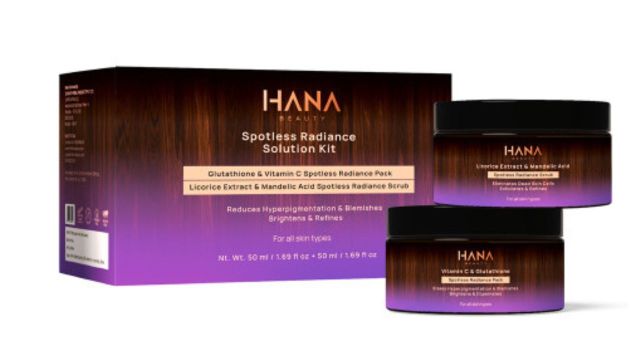 Hana Beauty Spotless Radiance Solution Kit - Face Scrub & Face Pack