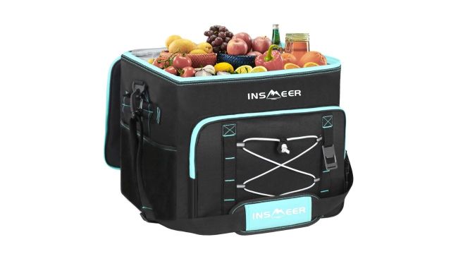 INSMEER Insulated Ice Box & Cooler Bag (55 L, Collapsible)