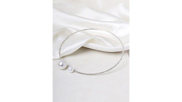 JOKER & WITCH Silver-Plated Open Necklace