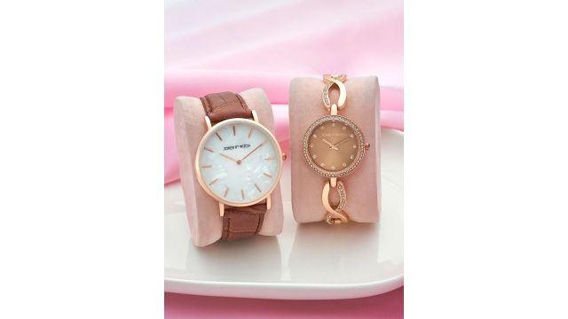 JOKER & WITCH Travis & Taylor Analogue Couple Watches Giftset