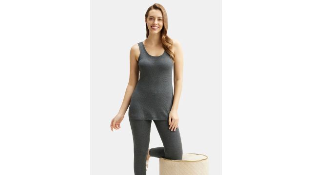 Jockey Super Combed Cotton Rich Thermal Tank Top with StayWarm Technology -2500