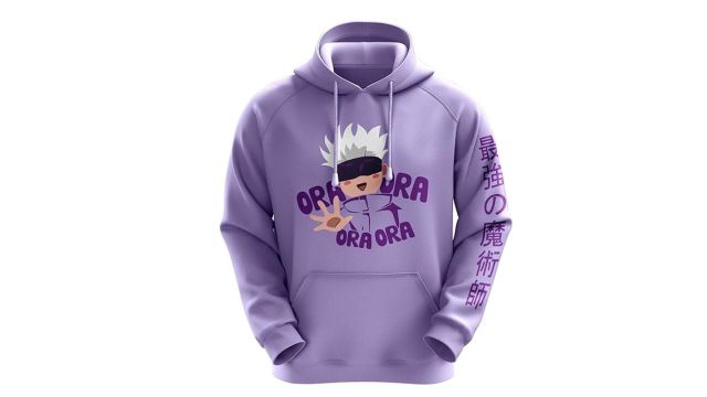 Jujutsu Kaisen Ora Ora Gojo Satoru Unisex Anime Hoodie