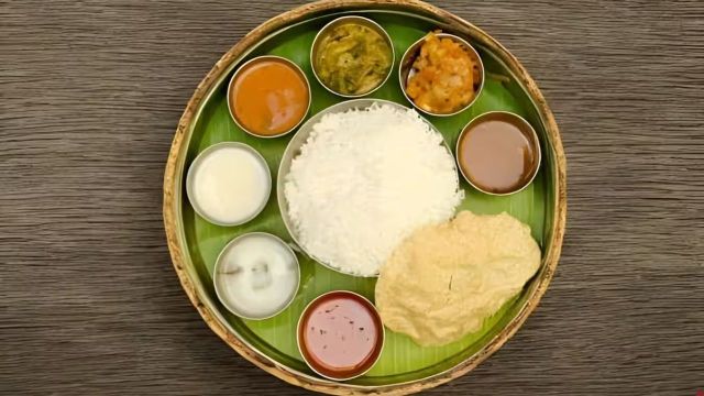 Karnataka-style mini thali