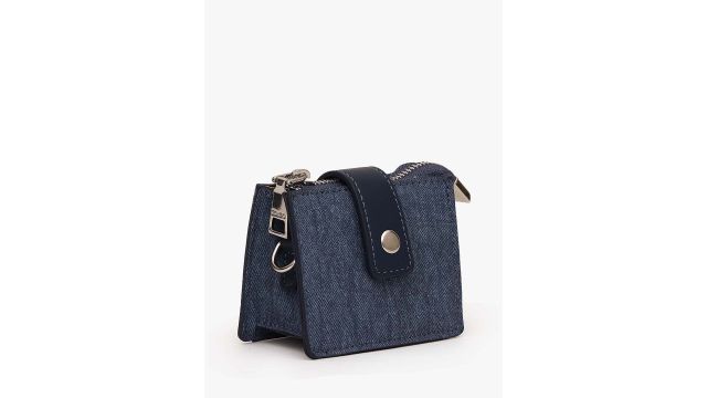 Kazo Denim Structured Sling Bag