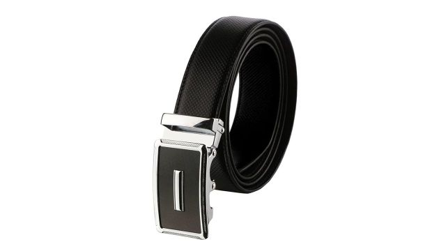 Labnoft Men's Auto Lock PU Leather Belt