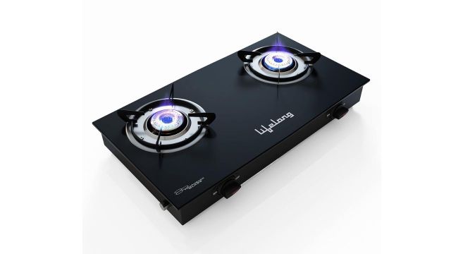 Lifelong 2 Burner Gas Stove Top for Kitchen