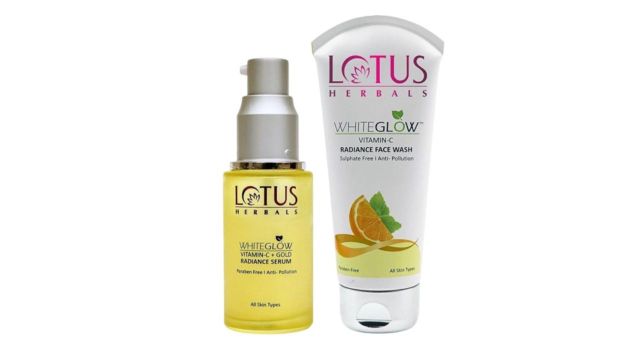 Lotus Herbals Set Of WhiteGlow Vitamin C Radiance Face Wash & Face Serum