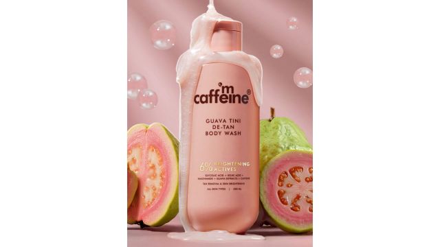MCaffeine Detan Body Wash with 1% Glycolic + 5% Niacinamide + Kojic (300 ml)