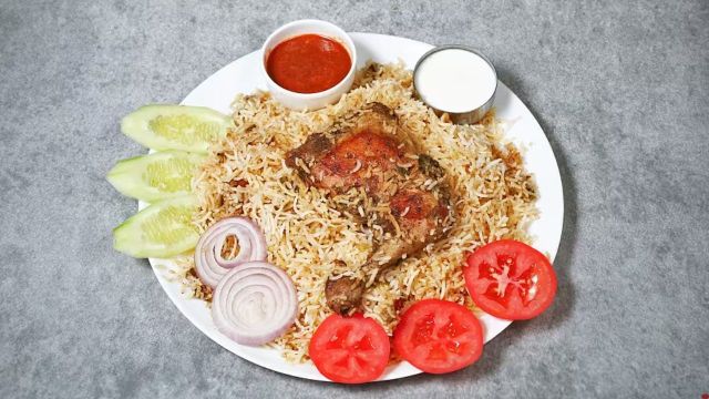 Malabar chicken biryani
