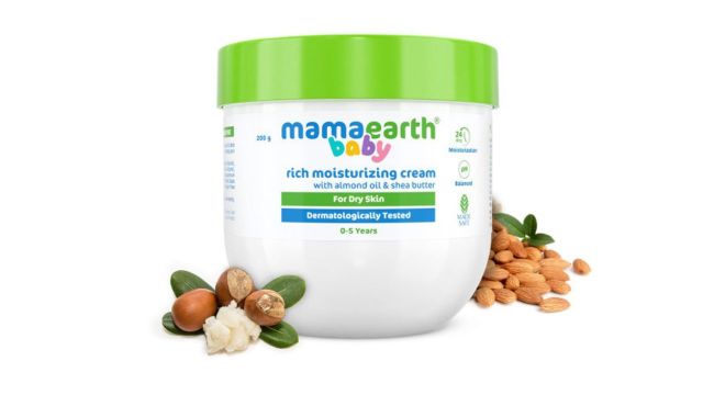Mamaearth Baby Rich Moisturizing Cream With Almond Oil & Shea Butter - 200g