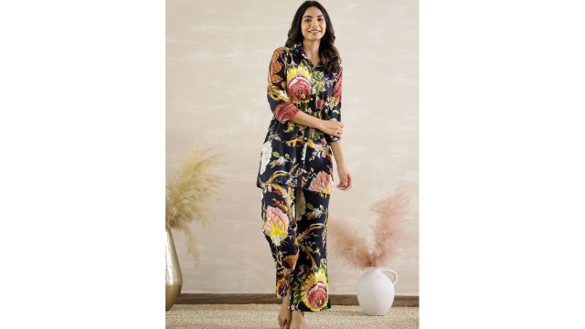 MamichaWomen Botanic Symphony Ready-to-Wear Coord Set