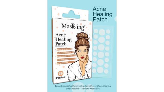 MasKing Waterproof Acne Healing Patches – 72 patches