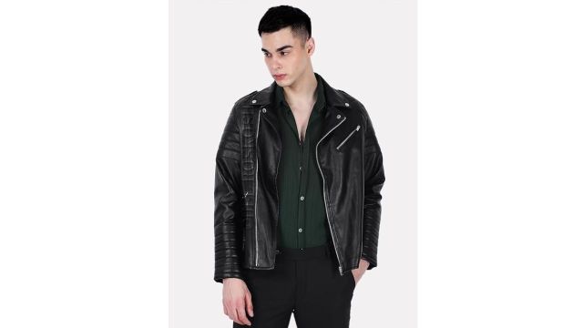 Men's Stylish Faux Leather Jacket for Winter