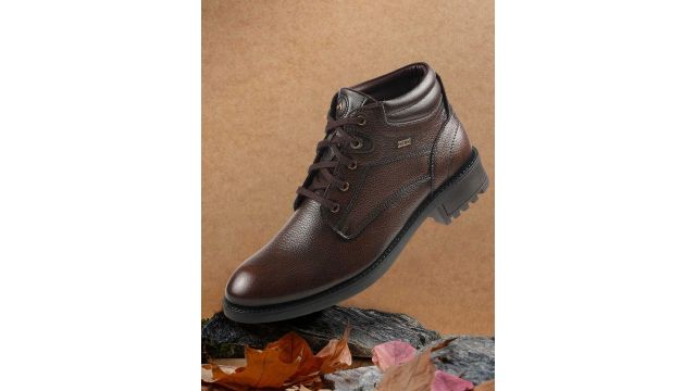 Metro Men Block-Heel Lace-Up Boots