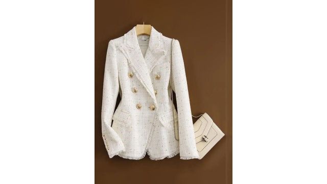 Miss Mosa By Akanksha Orenata Double Breasted Blazer