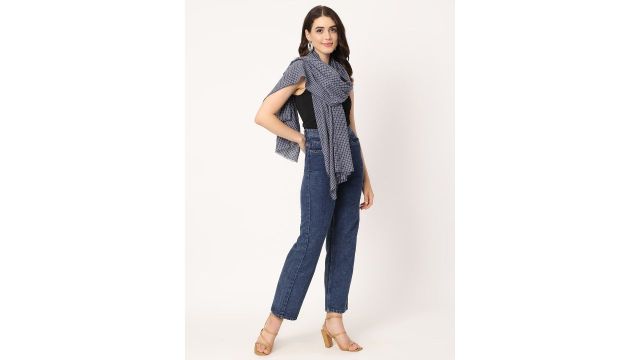 Moda Chales Checked Pashmina Stole