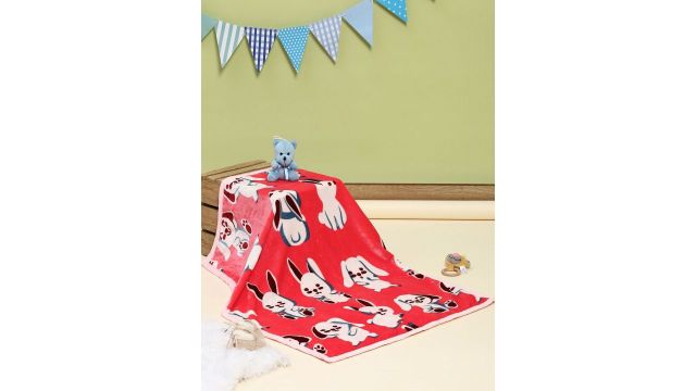 Monte Carlo Red & White Cartoon Mild Winter Blanket