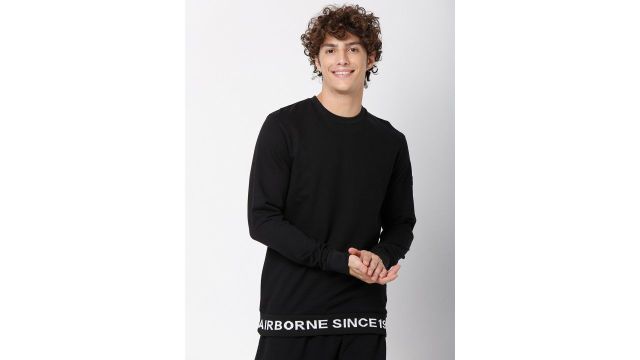 Mufti Typography Printed Sweatshirt