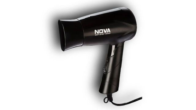 Nova NHP 8100 Silky Shine 1200 W Hot and Cold Foldable Hair Dryer