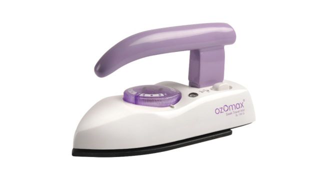 OZOMAX White Alloy Steel Temperature Control Dry Iron-225W