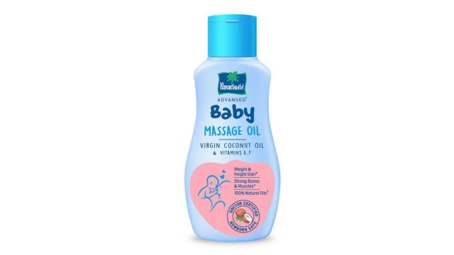 Parachute Advansed Baby Massage Oil with 100% Virgin Coconut Oil & Vitamins E & F - 200ml