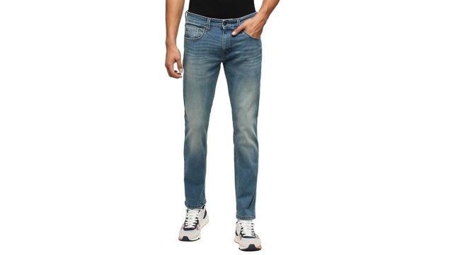 Pepe Jeans Men's Slim Fit Mid Rise Jeans