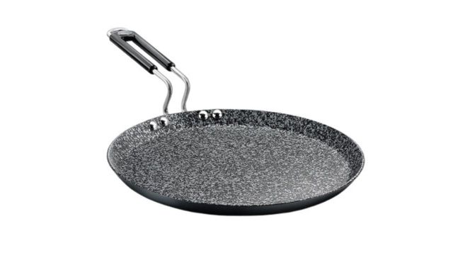 Prestige Durastone Hard Anodised Black Induction Base 6 Layer Non-Stick Omni Tava 27 cm