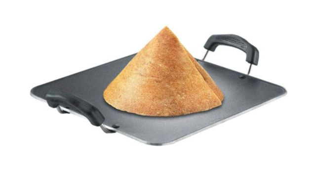 Prestige Omega Select Plus Black Aluminium Non-Stick Square Pathiri Tava