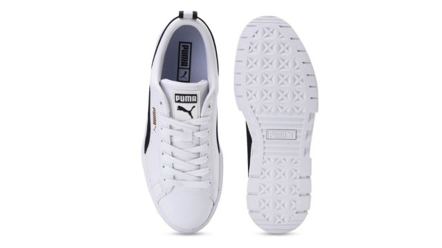 Puma Mayze Leather Women Platform Sneakers