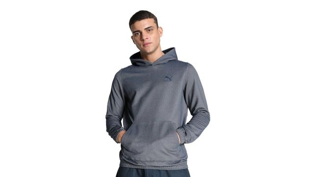Puma Men Cotton Regular Fit Hooded Sweatshirt