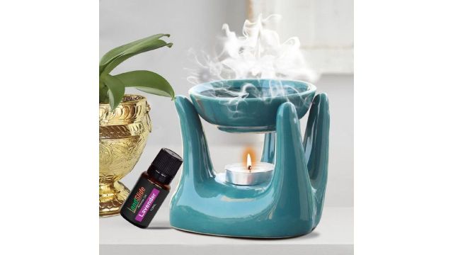 Pure Source India Ceramic Hand Type Oil Burner Diffuser