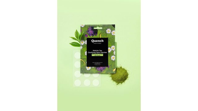 Quench Matcha Tea Clarifying Acne Patches with Salicylic Acid & Niacinamide – 12 patches