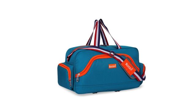 ROZEN Heavy Duty Fabric Travel Luggage Duffle Bag