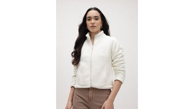 Roadster The Lifestyle Co. Solid Long Sleeves Jacket