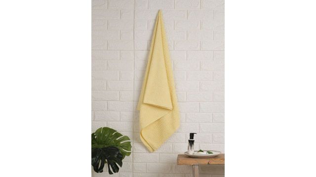 SPACES Yellow Anti-Bacterial 400 GSM Reversible Towel