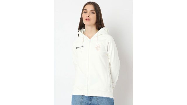 SPYKAR Women Hooded Sweatshirt