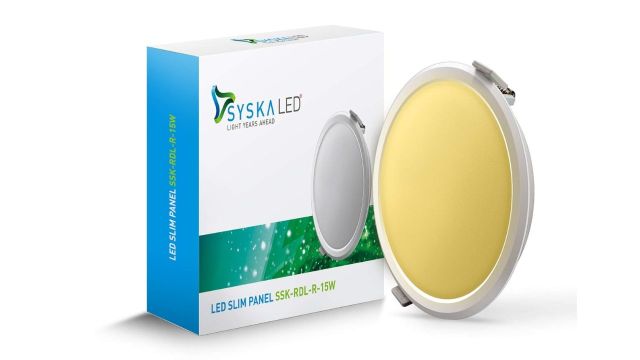 SYSKA (RDL-R-15W 3000K Yellow) Led Slim Downlight