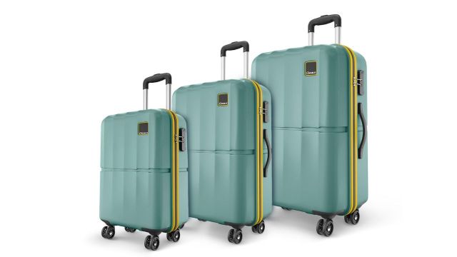 Safari Genius Theo 8 Wheels Set of 3 Trolley Bags