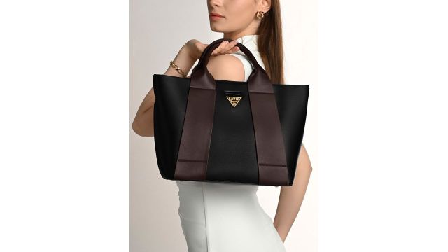 Savannah 3C Colourblocked Structured Handheld Bag