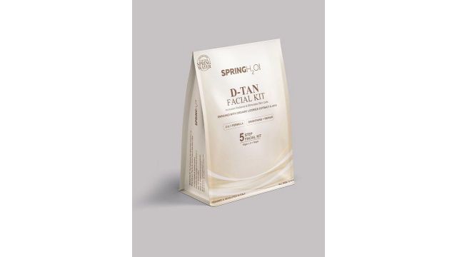 Spring H2O 5-Step 2-in-1 D-TAN Facial Kit For Skin Brightening & Repair