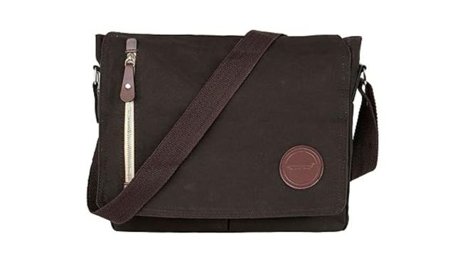 Storite Canvas Sling Cross‑Body Satchel (Messenger)