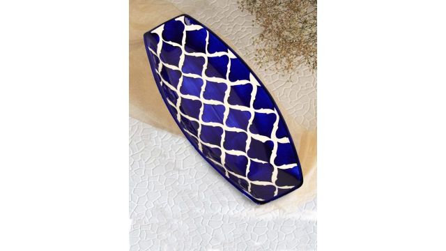 StyleMyWay Blue Ceramic Serveware