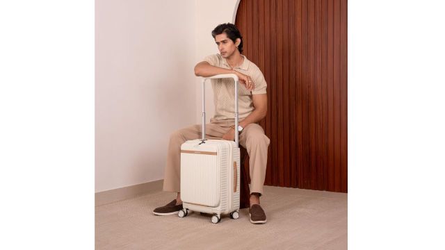 THE ASSEMBLY Polycarbonate Spinner Cabin Trolley (50 L, 4 Wheels)