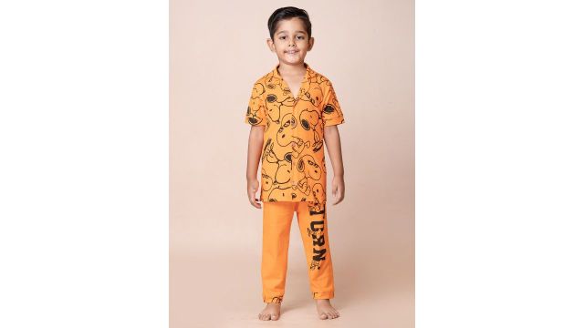 THE TORN Boys Printed Night suit